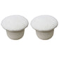 Modern Velvet Pouf Plain Specialty Water Resistant Chair Ottoman White 2 Piece Set Clearhalo 'furn' 'furn_ottomans_poufs' 'Furniture' 'Living Room Furniture' 'Ottomans & Poufs' 'ottomans_poufs' 5956225