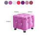 Glam Plain Storage Pouf Plain Velvet Tufted with Storage Rectangle Couch Ottoman Clearhalo 'furn' 'furn_ottomans_poufs' 'Furniture' 'Living Room Furniture' 'Ottomans & Poufs' 'ottomans_poufs' 5956372