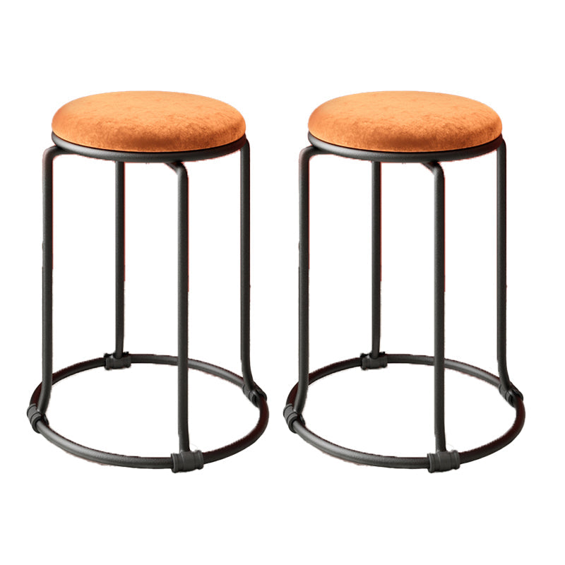 Glam Standard otomano redondo Round Velvet resistente a la lágrima otomana de interior resistente a la lágrima