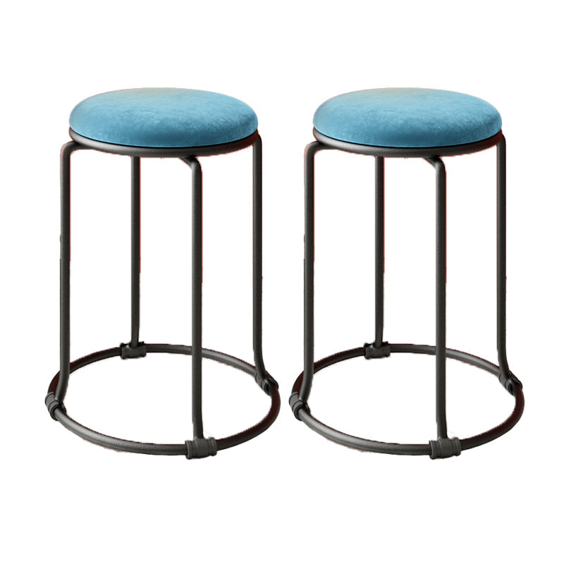 Glam Standard otomano redondo Round Velvet resistente a la lágrima otomana de interior resistente a la lágrima