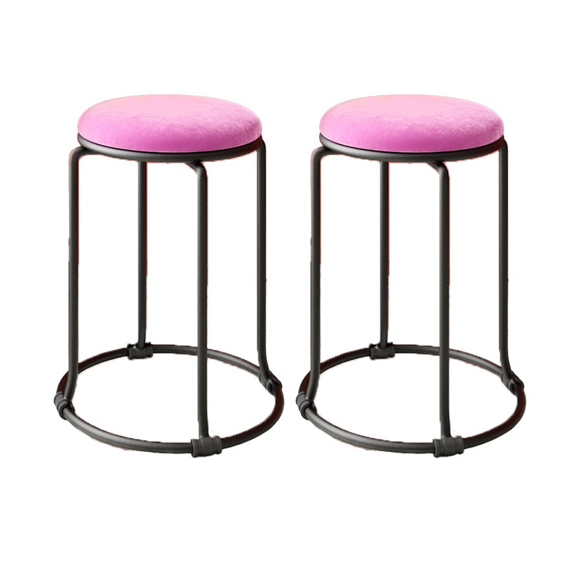 Glam Standard otomano redondo Round Velvet resistente a la lágrima otomana de interior resistente a la lágrima