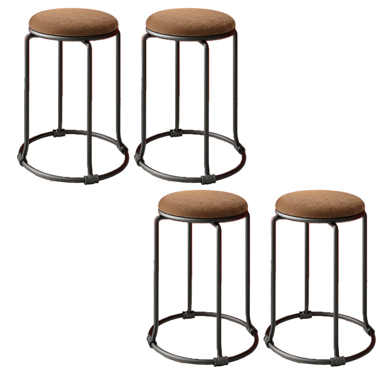 Glam Standard otomano redondo Round Velvet resistente a la lágrima otomana de interior resistente a la lágrima