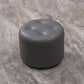 Modern Faux Leather Ottoman Plain Tufted Detail Round Footstool Ottoman Dark Gray 1 Piece Clearhalo 'furn' 'furn_ottomans_poufs' 'Furniture' 'Living Room Furniture' 'Ottomans & Poufs' 'ottomans_poufs' 5956486