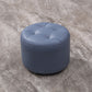 Modern Faux Leather Ottoman Plain Tufted Detail Round Footstool Ottoman Royal Blue 1 Piece Clearhalo 'furn' 'furn_ottomans_poufs' 'Furniture' 'Living Room Furniture' 'Ottomans & Poufs' 'ottomans_poufs' 5956507