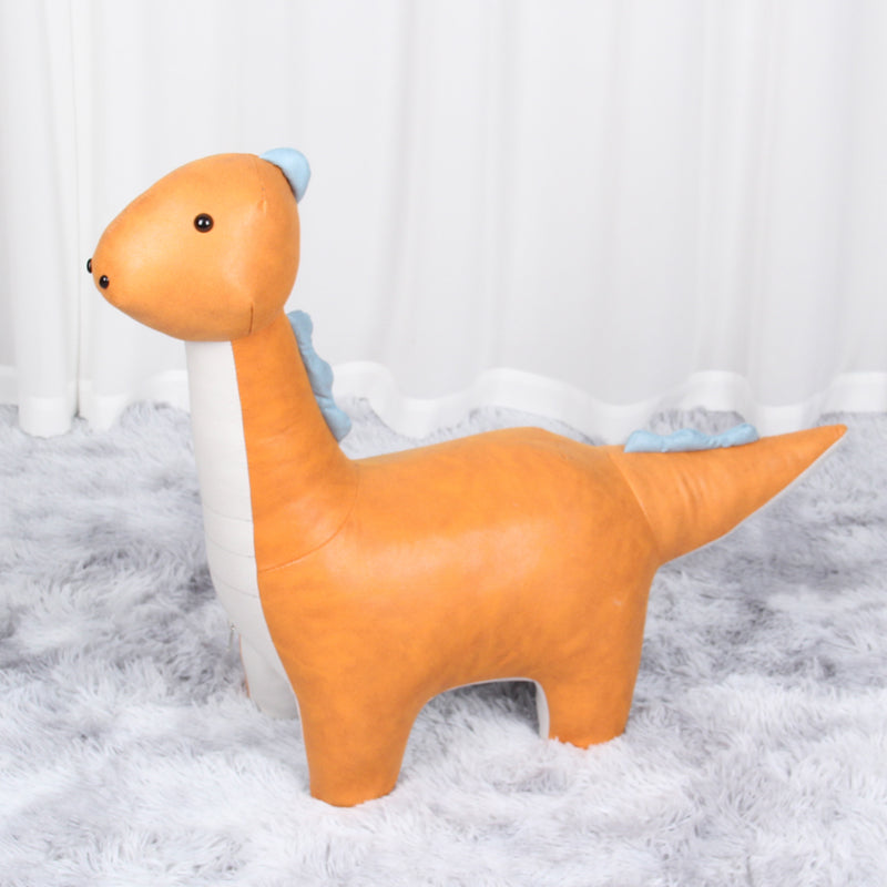 Modern Velvet Pouf Chair Contrast Color Dinosaurs Shape Water Resistant Chair Ottoman Clearhalo 'furn' 'furn_ottomans_poufs' 'Furniture' 'Living Room Furniture' 'Ottomans & Poufs' 'ottomans_poufs' 5956522