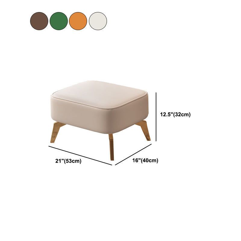 Glamour à bascule en métal rembourré avec chaise à bascule de siège rembourré en feuillette