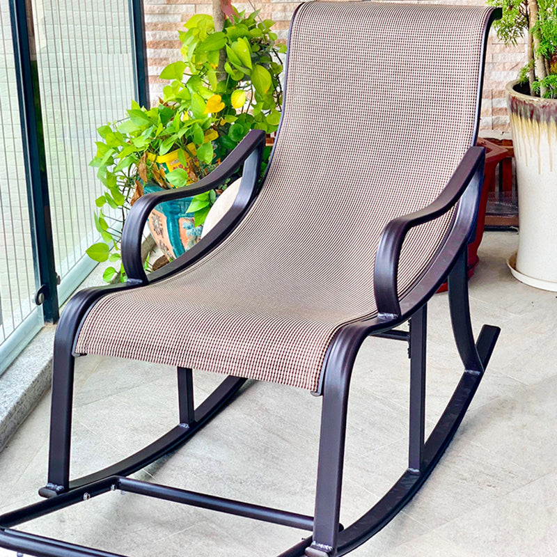 Ergonomic Wicker Rocking Chair with Cushion Spindle Rocking Accent Chair for Outdoor Clearhalo 'Chairs & Seating' 'furn' 'furn_rocking_chairs' 'Furniture' 'Living Room Furniture' 'Rocking Chairs' 'rocking_chairs' 5957177