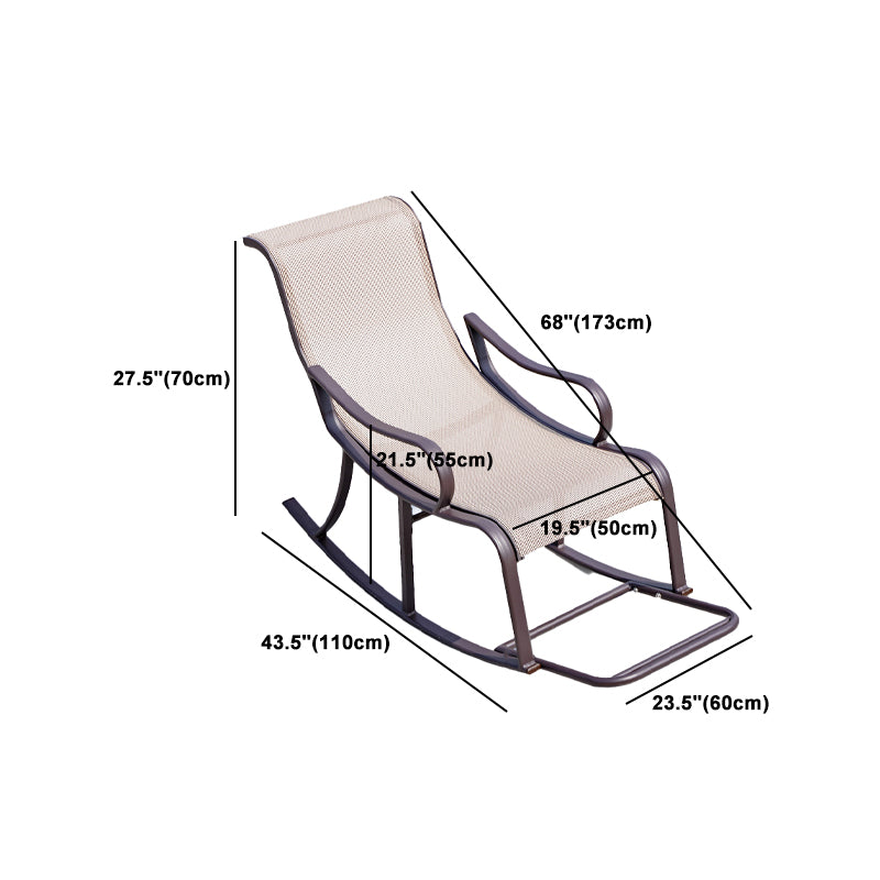 Ergonomic Wicker Rocking Chair with Cushion Spindle Rocking Accent Chair for Outdoor Clearhalo 'Chairs & Seating' 'furn' 'furn_rocking_chairs' 'Furniture' 'Living Room Furniture' 'Rocking Chairs' 'rocking_chairs' 5957190
