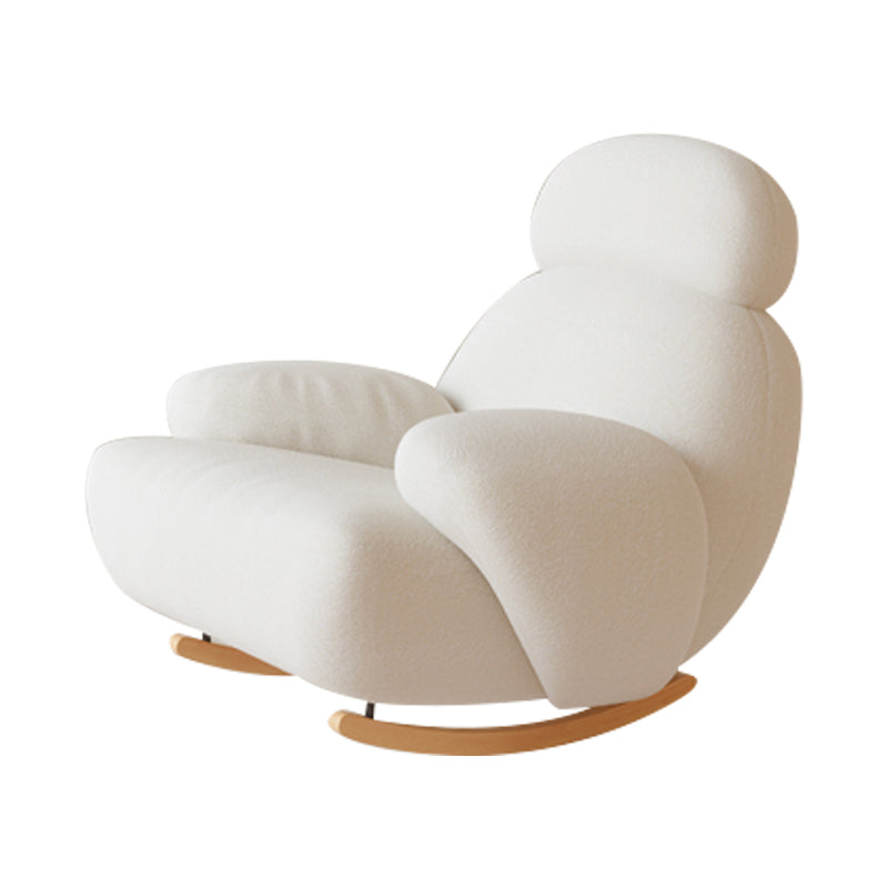 Gestoffeerd glamour rocker ergonomisch met gewatteerde stoel schommelen stoel 37,8 "x 37,8" x 33.5 "