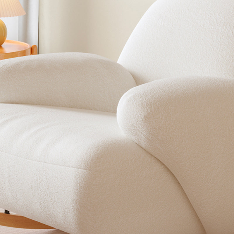 Rockero glamoroso tapizado ergonómico con mecedora acolchada de asiento 37.8 "x 37.8" x 33.5 "