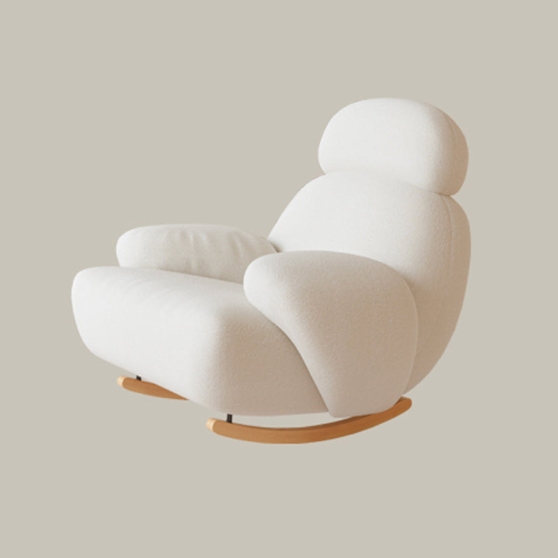 Gestoffeerd glamour rocker ergonomisch met gewatteerde stoel schommelen stoel 37,8 "x 37,8" x 33.5 "
