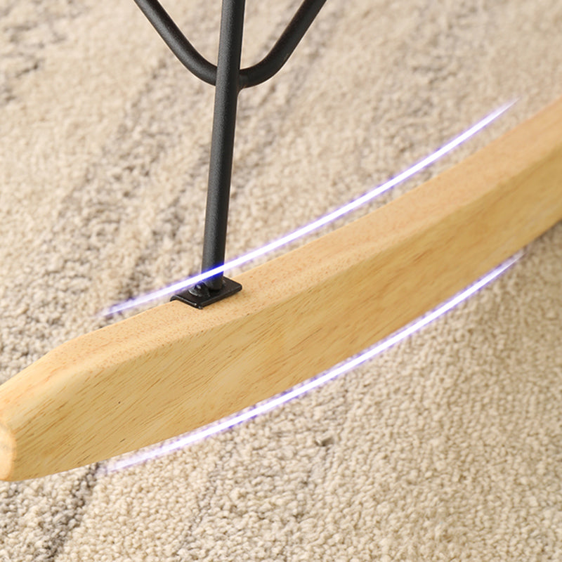 Zeitgenössischer Rockerstuhl 93 "H -Schaukelstuhl mit gepolstertem Sitz