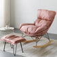 Contemporary Rocker Chair 93" H Rocking Chair with Padded Seat