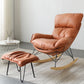 Contemporary Rocker Chair 93" H Rocking Chair with Padded Seat