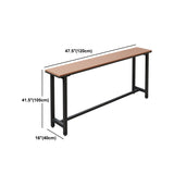 産業用ウッドバーテー​​ブルセット1/2/5ピース固定カウンターセット