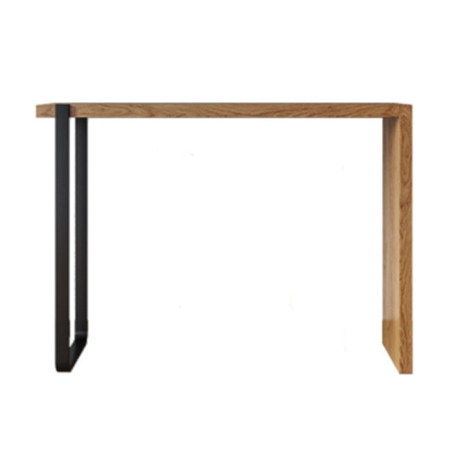1/2/3 Pieces Modern Rectangular Pub Table Set Wooden Counter Table with Backless Stools Wood 98"L x 18"W Clearhalo 'Bar Furniture' 'furn' 'furn_home_bar_bar_sets' 'Furniture' 'Home Bars & Bar Sets' 'home_bar_bar_sets' 'Kitchen & Dining Furniture' 5957706