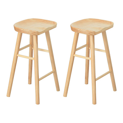 1/2/3 Pieces Modern Rectangular Pub Table Set Wooden Counter Table with Backless Stools Wood 30"H Stools (Set of 2) Clearhalo 'Bar Furniture' 'furn' 'furn_home_bar_bar_sets' 'Furniture' 'Home Bars & Bar Sets' 'home_bar_bar_sets' 'Kitchen & Dining Furniture' 5957707