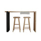 1/2/3 Pieces Modern Rectangular Pub Table Set Wooden Counter Table with Backless Stools Clearhalo 'Bar Furniture' 'furn' 'furn_home_bar_bar_sets' 'Furniture' 'Home Bars & Bar Sets' 'home_bar_bar_sets' 'Kitchen & Dining Furniture' 5957711