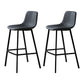 Indoor Glam Pub Set Natural 1/2/3 Pieces Wood and Metal Pub Table Set with Storage Grey 30"H Stools (Set of 2) Clearhalo 'Bar Furniture' 'furn' 'furn_home_bar_bar_sets' 'Furniture' 'Home Bars & Bar Sets' 'home_bar_bar_sets' 'Kitchen & Dining Furniture' 5957728