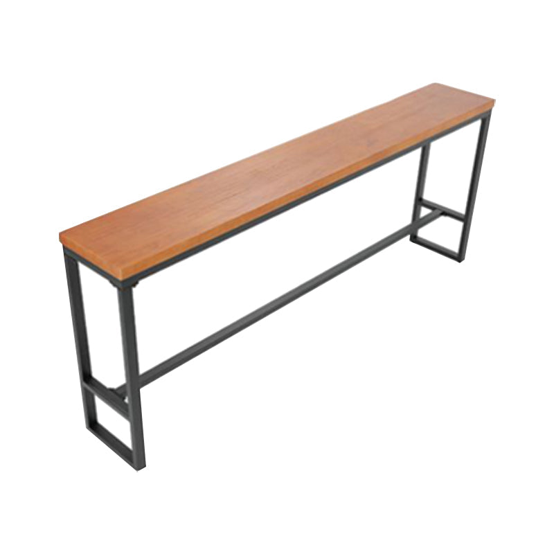 Trestle Solid Wood Counter Set 1/2/5 Pieces Natural Glam Indoor Table and Stool Set Clearhalo 'Bar Furniture' 'furn' 'furn_home_bar_bar_sets' 'Furniture' 'Home Bars & Bar Sets' 'home_bar_bar_sets' 'Kitchen & Dining Furniture' 5957754