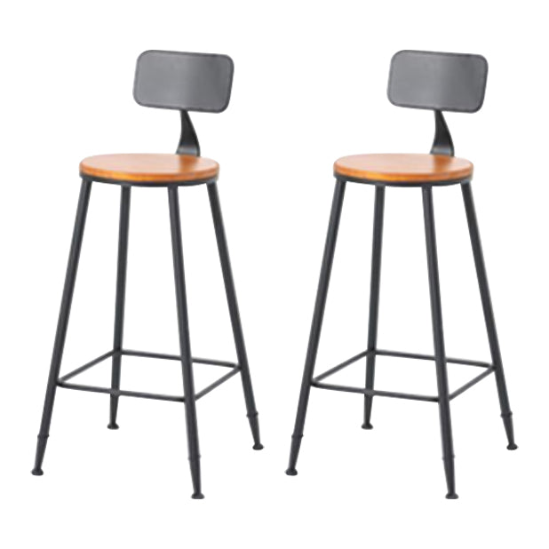 Trestle Solid Wood Counter Set 1/2/5 Pieces Natural Glam Indoor Table and Stool Set Wood 30"H Stools (Set of 2) Clearhalo 'Bar Furniture' 'furn' 'furn_home_bar_bar_sets' 'Furniture' 'Home Bars & Bar Sets' 'home_bar_bar_sets' 'Kitchen & Dining Furniture' 5957755