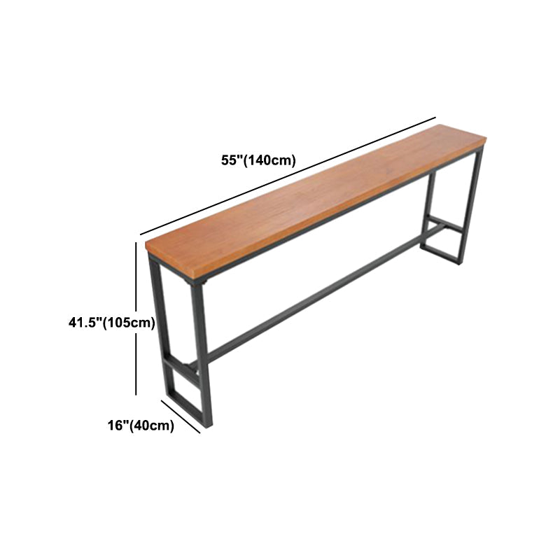 Trestle Solid Wood Counter Set 1/2/5 Pieces Natural Glam Indoor Table and Stool Set Clearhalo 'Bar Furniture' 'furn' 'furn_home_bar_bar_sets' 'Furniture' 'Home Bars & Bar Sets' 'home_bar_bar_sets' 'Kitchen & Dining Furniture' 5957765