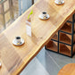 Industrial 1/2/9 Pieces Solid Wood Bar Table Set Fixed Counter Set for Home Use Clearhalo 'Bar Furniture' 'furn' 'furn_home_bar_bar_sets' 'Furniture' 'Home Bars & Bar Sets' 'home_bar_bar_sets' 'Kitchen & Dining Furniture' 5957812