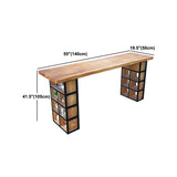 Industrial 1/2/9 Pieces Solid Wood Bar Table Set Fixed Counter Set for Home Use Clearhalo 'Bar Furniture' 'furn' 'furn_home_bar_bar_sets' 'Furniture' 'Home Bars & Bar Sets' 'home_bar_bar_sets' 'Kitchen & Dining Furniture' 5957818