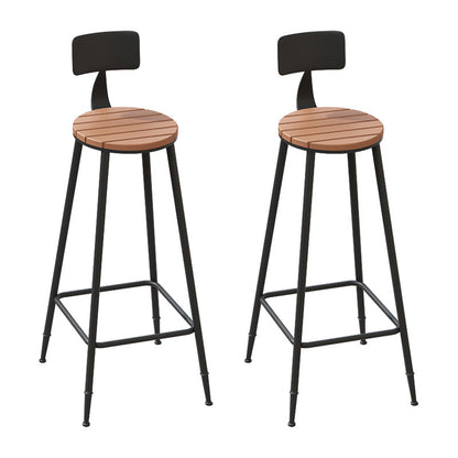 1/2/5 Pieces Modern Rectangular Pub Table Set Artificial Wooden Bistro Table Set Wood 30"H Stools (Set of 2) Clearhalo 'Bar Furniture' 'furn' 'furn_home_bar_bar_sets' 'Furniture' 'Home Bars & Bar Sets' 'home_bar_bar_sets' 'Kitchen & Dining Furniture' 5957851