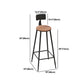 1/2/5 Pieces Modern Rectangular Pub Table Set Artificial Wooden Bistro Table Set Clearhalo 'Bar Furniture' 'furn' 'furn_home_bar_bar_sets' 'Furniture' 'Home Bars & Bar Sets' 'home_bar_bar_sets' 'Kitchen & Dining Furniture' 5957862