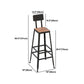 1/2/5 Pieces Modern Rectangular Pub Table Set Artificial Wooden Bistro Table Set Clearhalo 'Bar Furniture' 'furn' 'furn_home_bar_bar_sets' 'Furniture' 'Home Bars & Bar Sets' 'home_bar_bar_sets' 'Kitchen & Dining Furniture' 5957863