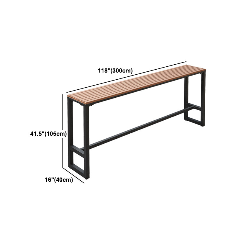 1/2/5 Pieces Modern Rectangular Pub Table Set Artificial Wooden Bistro Table Set Clearhalo 'Bar Furniture' 'furn' 'furn_home_bar_bar_sets' 'Furniture' 'Home Bars & Bar Sets' 'home_bar_bar_sets' 'Kitchen & Dining Furniture' 5957873