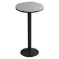 1/2/3 Pieces Round Pub Table Set Modern Stone and Metal Counter Height Set White 22"L x 22"W Clearhalo 'Bar Furniture' 'furn' 'furn_home_bar_bar_sets' 'Furniture' 'Home Bars & Bar Sets' 'home_bar_bar_sets' 'Kitchen & Dining Furniture' 5957875