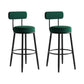 1/2/3 Pieces Round Pub Table Set Modern Stone and Metal Counter Height Set Green 30"H Stools (Set of 2) Clearhalo 'Bar Furniture' 'furn' 'furn_home_bar_bar_sets' 'Furniture' 'Home Bars & Bar Sets' 'home_bar_bar_sets' 'Kitchen & Dining Furniture' 5957878