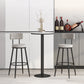 1/2/3 Pieces Round Pub Table Set Modern Stone and Metal Counter Height Set Clearhalo 'Bar Furniture' 'furn' 'furn_home_bar_bar_sets' 'Furniture' 'Home Bars & Bar Sets' 'home_bar_bar_sets' 'Kitchen & Dining Furniture' 5957881