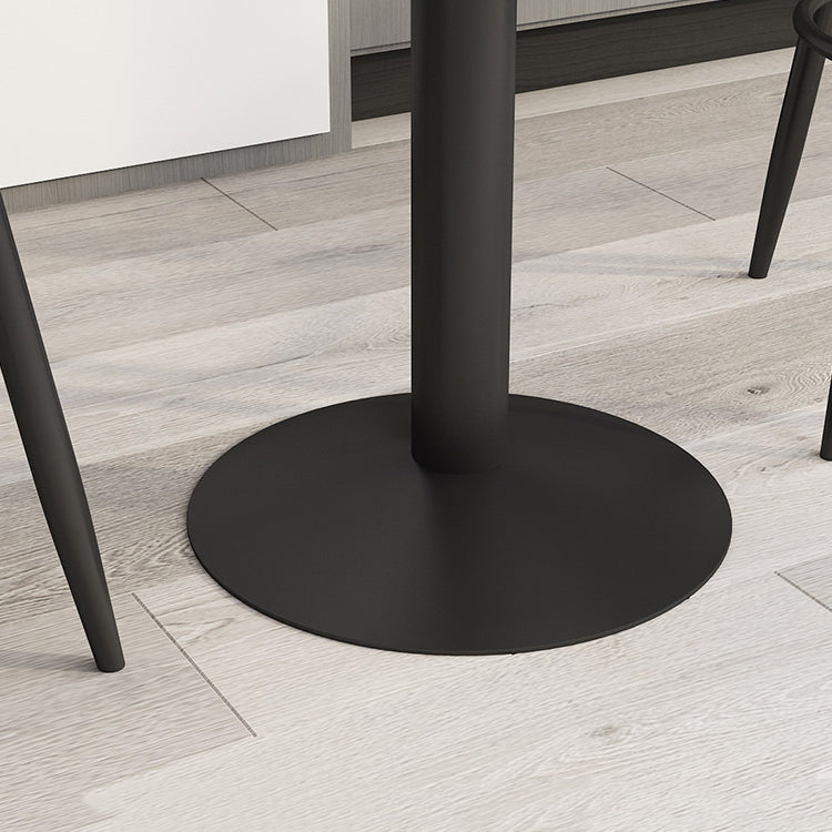 1/2/3 Pieces Round Pub Table Set Modern Stone and Metal Counter Height Set Clearhalo 'Bar Furniture' 'furn' 'furn_home_bar_bar_sets' 'Furniture' 'Home Bars & Bar Sets' 'home_bar_bar_sets' 'Kitchen & Dining Furniture' 5957885