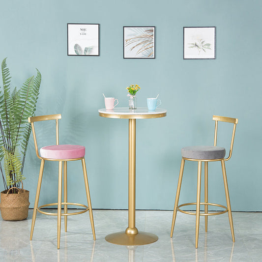 Set di banconi a tavola fissa 1/3/4 pezzi glam in stile sinterizzato in pietra tavolo set per uso domestico