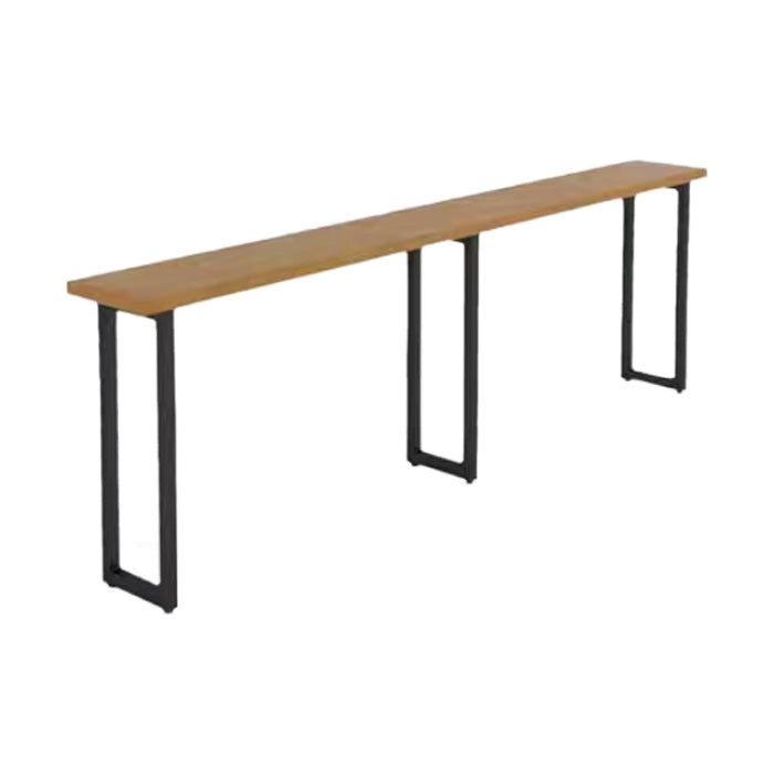 Juego de mesa de Pub rectangular moderna de 1/4/5/6 piezas, mesa de mostrador de madera con taburetes sin respaldo