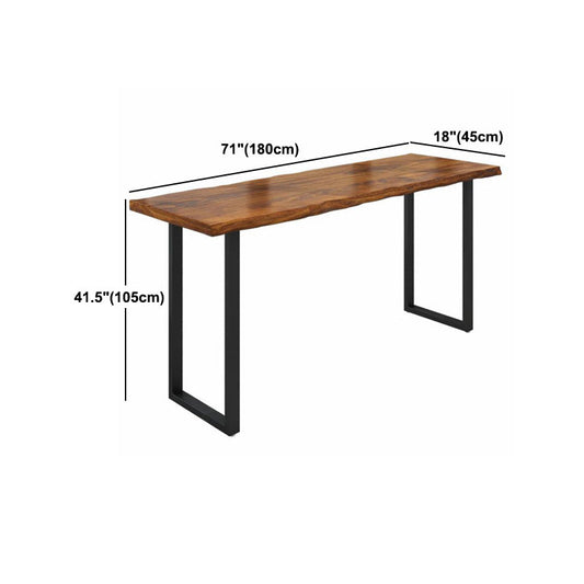 1/4/5/6 pezzi moderni tavolo da pub rettangolo set tavolino in legno con sgabelli senza schienale