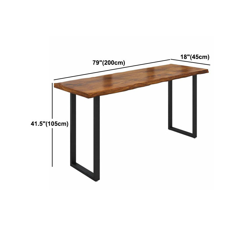 Juego de mesa de Pub rectangular moderna de 1/4/5/6 piezas, mesa de mostrador de madera con taburetes sin respaldo