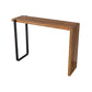 Juego de mesa de bar rectangular para interiores, mesa de bar de madera maciza de 1/3 piezas con taburete de bar sin respaldo