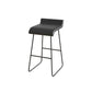 1/5 Pieces Geometric Bar Table Set Modern Wooden Home Table with Foot Bar Stools Black 30"H Stool (Single) Clearhalo 'Bar Furniture' 'furn' 'furn_home_bar_bar_sets' 'Furniture' 'Home Bars & Bar Sets' 'home_bar_bar_sets' 'Kitchen & Dining Furniture' 5958047