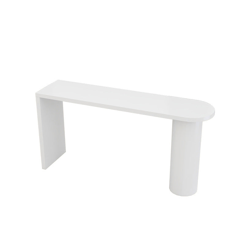 1/5 Pieces Geometric Bar Table Set Modern Wooden Home Table with Foot Bar Stools Clearhalo 'Bar Furniture' 'furn' 'furn_home_bar_bar_sets' 'Furniture' 'Home Bars & Bar Sets' 'home_bar_bar_sets' 'Kitchen & Dining Furniture' 5958052