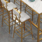 1/7/9/11 Pieces Rectangular Bar Set Gorgeous Style Marble Table with Bar Stools Clearhalo 'Bar Furniture' 'furn' 'furn_home_bar_bar_sets' 'Furniture' 'Home Bars & Bar Sets' 'home_bar_bar_sets' 'Kitchen & Dining Furniture' 5958069