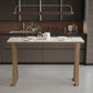 Glam Style Bar Table Set 1/2/5 Pieces Rectangle Bar Table with High Stools for Kitchen Clearhalo 'Bar Furniture' 'furn' 'furn_home_bar_bar_sets' 'Furniture' 'Home Bars & Bar Sets' 'home_bar_bar_sets' 'Kitchen & Dining Furniture' 5958094