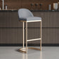 Glam Style Bar Table Set 1/2/5 Pieces Rectangle Bar Table with High Stools for Kitchen Clearhalo 'Bar Furniture' 'furn' 'furn_home_bar_bar_sets' 'Furniture' 'Home Bars & Bar Sets' 'home_bar_bar_sets' 'Kitchen & Dining Furniture' 5958096