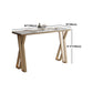 Glam Style Bar Table Set 1/2/5 Pieces Rectangle Bar Table with High Stools for Kitchen Clearhalo 'Bar Furniture' 'furn' 'furn_home_bar_bar_sets' 'Furniture' 'Home Bars & Bar Sets' 'home_bar_bar_sets' 'Kitchen & Dining Furniture' 5958101