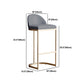 Glam Style Bar Table Set 1/2/5 Pieces Rectangle Bar Table with High Stools for Kitchen Clearhalo 'Bar Furniture' 'furn' 'furn_home_bar_bar_sets' 'Furniture' 'Home Bars & Bar Sets' 'home_bar_bar_sets' 'Kitchen & Dining Furniture' 5958102