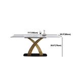 Ensemble de table rectangle de style contemporain 1/5/6/7 Pièces Pièces Ensemble de restauration pour la maison