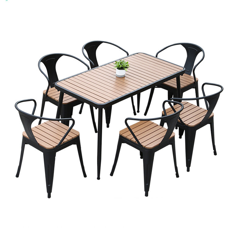 Ensemble de restauration en bois moderne en ingénieur 1/2/5/7 pièces de restauration pour usage domestique